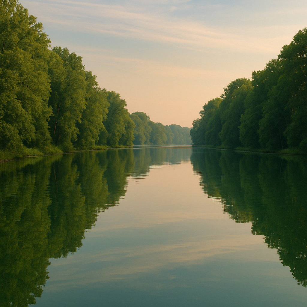 Reflection on a Michigan Bayou